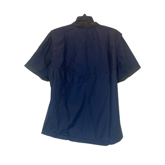 Nike Dri-Fit Women's SS Softball Woven Wind Shirt Blue Size M AV6696-419 - Picture 2 of 5